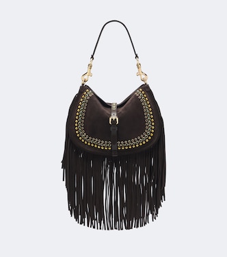 Pony Medium studded suede shoulder bag | Etro