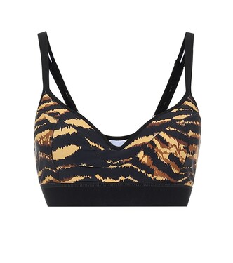 Push-It tiger-print sports bra | Adam Selman Sport