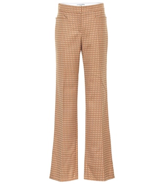 Pantalon évasé Claudia à taille mi-haute | Stella McCartney