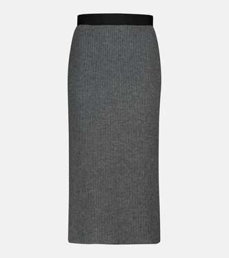 Wool and cashmere midi skirt | Moncler
