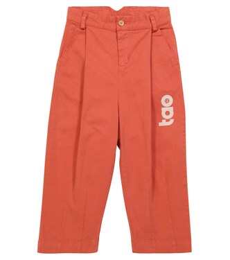 Printed stretch-cotton mid-rise pants | The Animals Observatory