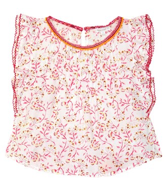 Amber floral blouse | Poupette St Barth Kids