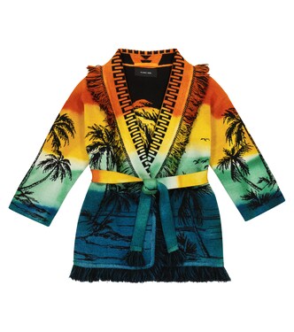 Icon jacquard virgin wool cardigan | Alanui Kids