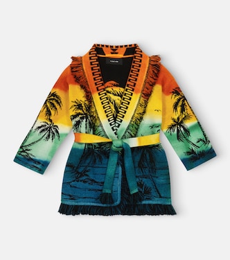 Icon jacquard virgin wool cardigan | Alanui Kids