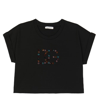 Embellished cotton T-shirt | Dolce&Gabbana Kids