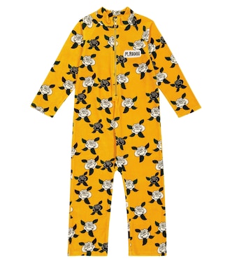 Printed velvet onesie | Mini Rodini