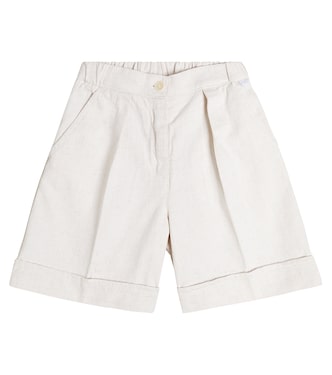 Cotton and linen shorts | Il Gufo