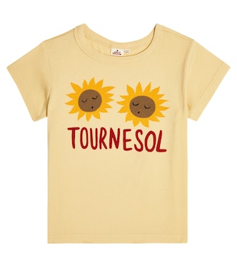 Tournesol printed cotton T-shirt | Jellymallow