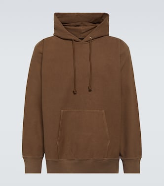 Oversized cotton-blend hoodie | Auralee