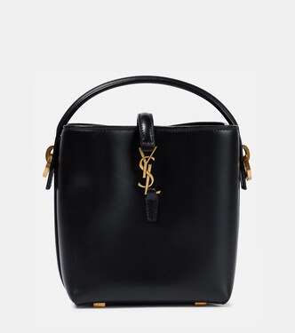 Le 37 Mini leather bucket bag | Saint Laurent