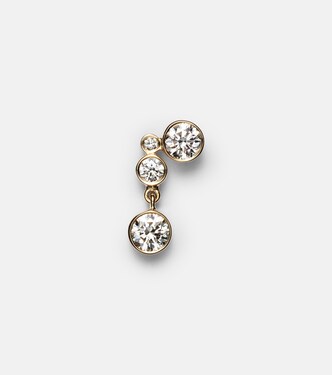 Stella Diamant 18kt gold single earring with diamonds | Sophie Bille Brahe