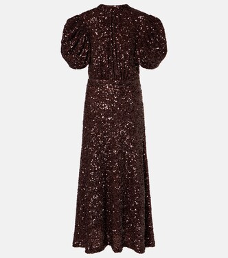 Sequined midi dress | Rotate