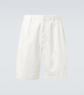 Cotton and linen Bermuda shorts | Zegna