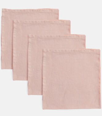 Set of 4 linen napkins | Once Milano