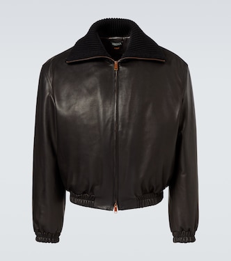 Leather bomber jacket | Zegna