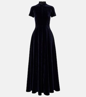 Malinda cotton velvet gown | Emilia Wickstead