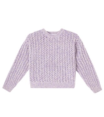 Wool, cashmere, and mohair-blend sweater | Brunello Cucinelli Kids