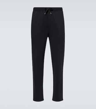 Cotton-blend jersey sweatpants | Brunello Cucinelli