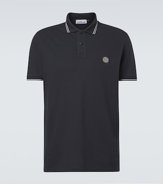 Polo Compass de piqué en mezcla de algodón | Stone Island