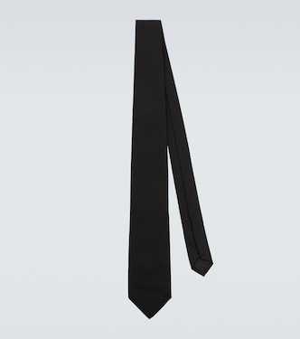 Silk satin tie | Prada