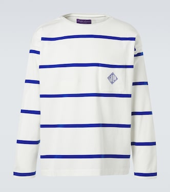 Striped cotton jersey T-shirt | Ralph Lauren Purple Label