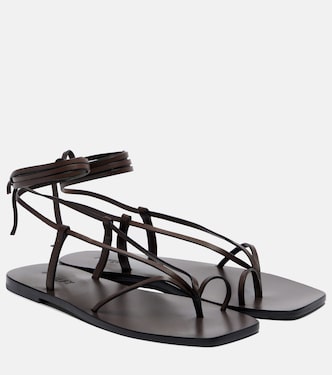 Nolan leather thong sandals | A.Emery