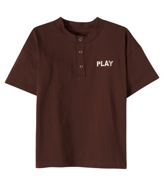 Play embroidered cotton jersey T-shirt | Mini Rodini