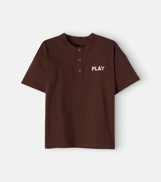 Play embroidered cotton jersey T-shirt | Mini Rodini
