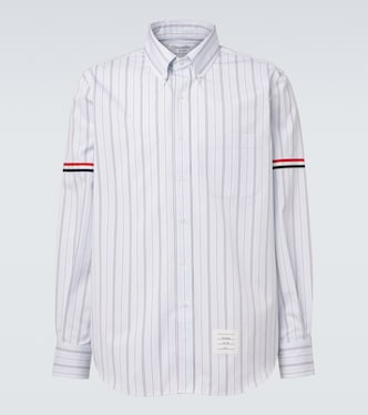 4-Bar striped cotton shirt | Thom Browne