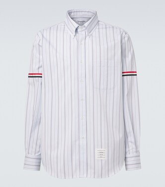 Chemise en coton à rayures | Thom Browne