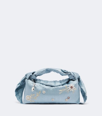 Bolso Bloom E/W de satén | Erdem