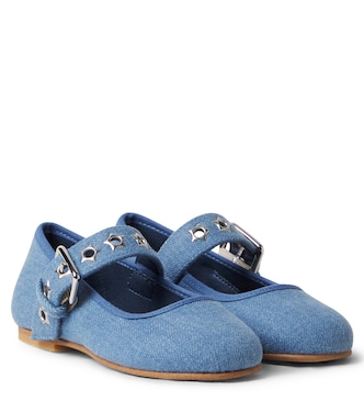Mary-Jane-Ballerinas aus Denim | Stella McCartney Kids