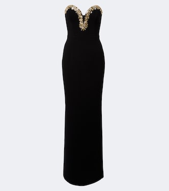 Vestido de fiesta Alexandrite de crepé | Rebecca Vallance