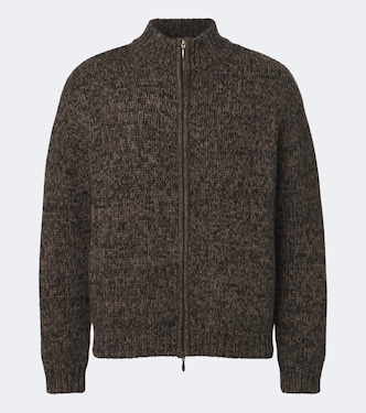 Lamdu cashmere zip-up cardigan | Le Kasha