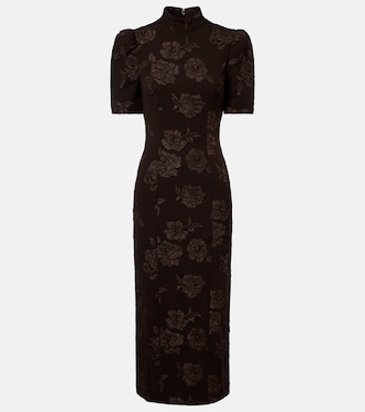 Midikleid aus Jacquard | Rotate