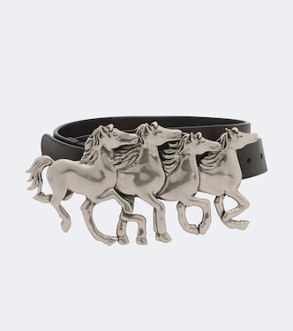 Running Horses leather belt | Chloé