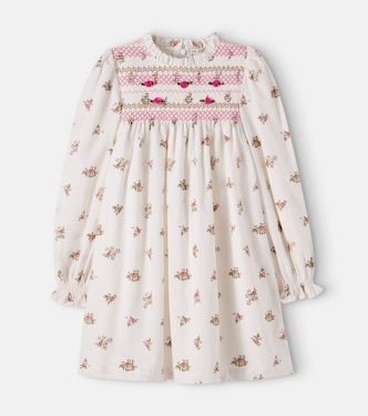 Adelaide floral smocked cotton dress | Bebe Organic