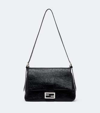 Baguette® Flap Medium leather shoulder bag | Fendi