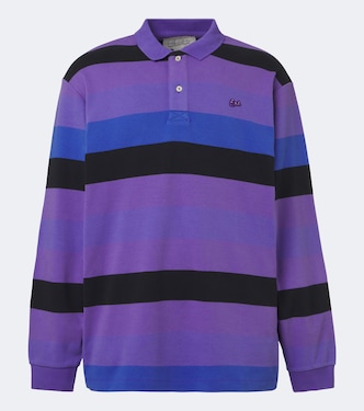 Striped cotton jersey polo shirt | ERL