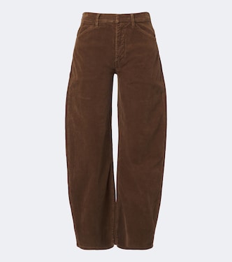 Tribeca corduroy barrel-leg pants | Nili Lotan
