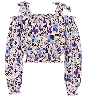 توب بأكتاف مكشوفة من القطن بطبعات Gypsy | Alexandra Miro