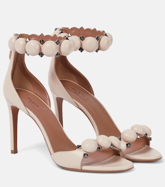 La Bombe 90 leather sandals | Alaïa