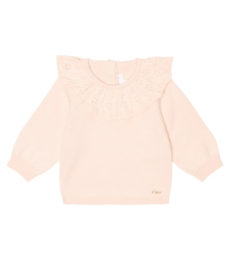 Baby - Pullover in lana e cotone | Chloé Kids