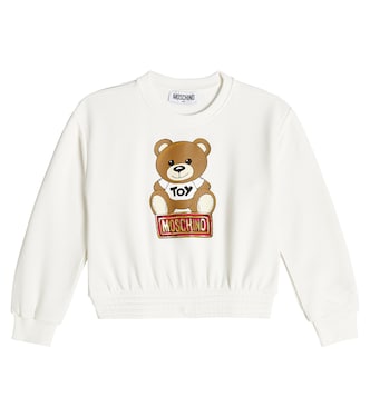 Teddy Bear cotton-blend sweatshirt | Moschino Kids