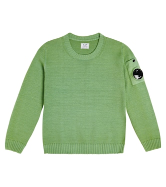 Ribbed-knit wool sweater | C.P. Company Kids