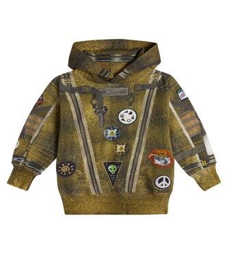 Moz printed cotton hoodie | Molo