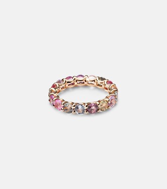 Essentials 18kt rose gold ring with sapphires | Bucherer Fine Jewellery
