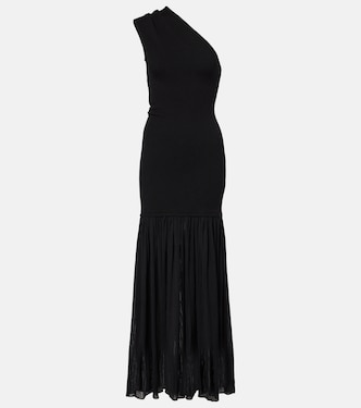 One-Shoulder-Maxikleid Cora aus Chiffon | Proenza Schouler