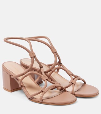 Cage 60 leather sandals | Gianvito Rossi