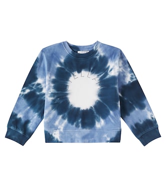 Logo tie-dye cotton jersey sweatshirt | Stella McCartney Kids